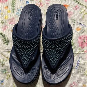 CROCS Women's Dark Blue Sandals